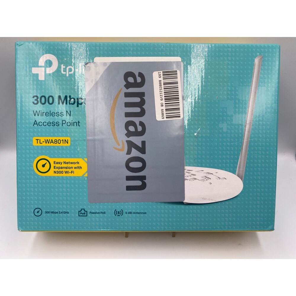 TP-Link TL-WA801N Wireless N300 Access Point 2.4GHz 300Mbps